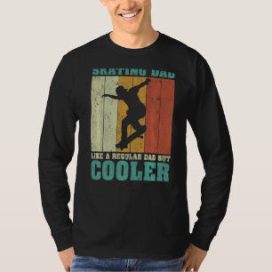 Mens Vintage Retro Skating Dad Like A Regular Dad T-Shirt