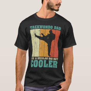 Mens Vintage Retro Taekwondo Dad Like A Regular Da T-Shirt