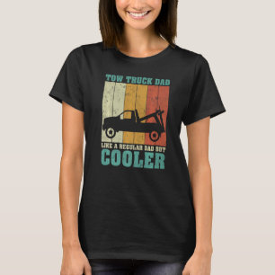 Mens Vintage Retro Tow Truck Dad Like A Regular Da T-Shirt