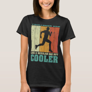Mens Vintage Retro Triathlon Dad Like A Regular Da T-Shirt