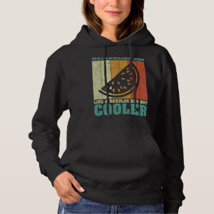 Mens Vintage Retro Watermelon Dad Like A Regular D Hoodie