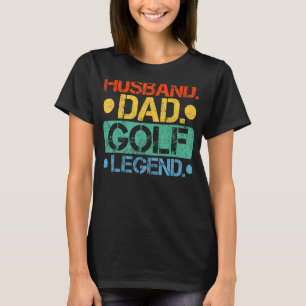 Mens Vintage Style Husband Dad Golf Legend Golfing T-Shirt
