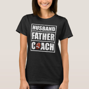 Mens Vintage Style Husband Father Rugby Coach Fath T-Shirt