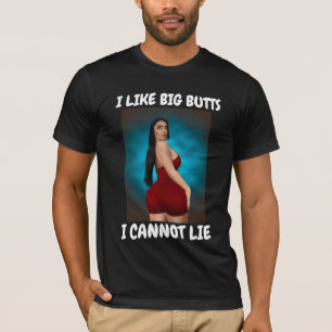 MEN'S VINTAGE T-SHIRTS, I LIKE BIG BUTTS T-Shirt