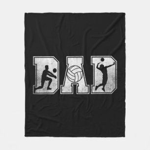 Mens Volleyball Dad Family Football Team Player Sp Fleece Blanket