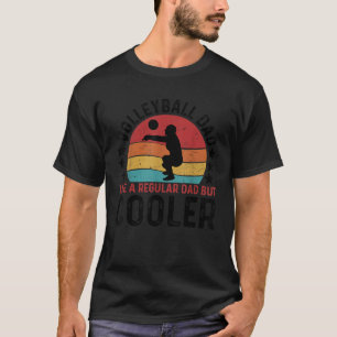 Mens VolleyBall Dad Vintage VolleyBall Player Fath T-Shirt