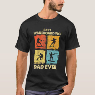 Mens Wakeboarder Vintage Water Wakeboarding T-Shirt