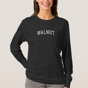 Mens Walnut California Vintage Athletic Sports B&w T-Shirt