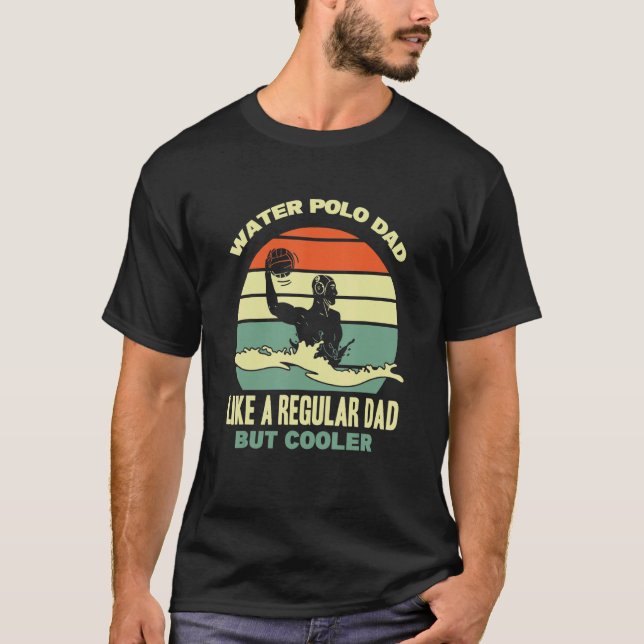 Mens Water Polo Dad Waterpolo Player Father Swim W (Front)