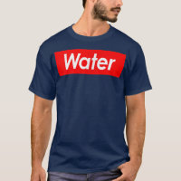 Mens Water Splash Red Bo Ugly God Water Fitted