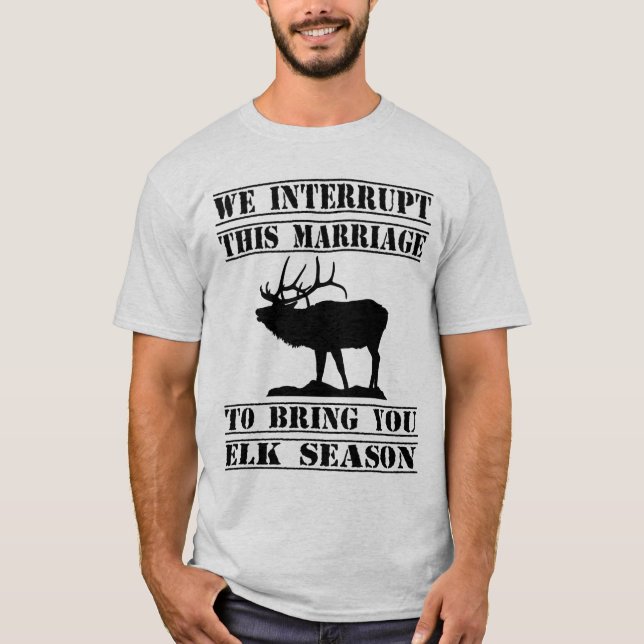 Men's We Interrupt This Marriage T Shirt (Front)
