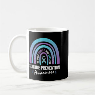 Mens Wear Teal Purple For Suicide Prevention Coffee Mug