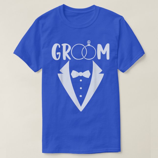 Mens Wedding Bachelor Marriage Groom Bachelor Part T-Shirt (Design Front)