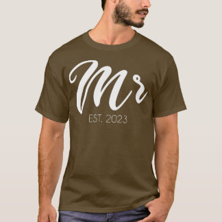 Mens Wedding Matching Gifts Mr T-Shirt