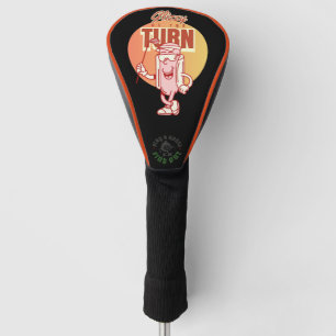 Mens Weekend Scramble Retro Glizzy At The Turn Golf Head Cover