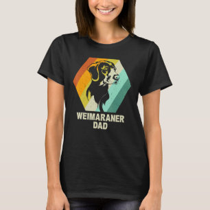 Mens Weimaraner Dog - Vintage Weimaraner Dad T-Shirt