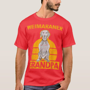 Mens Weimaraner Grandpa  Dog Owner Weimaraner T-Sh T-Shirt