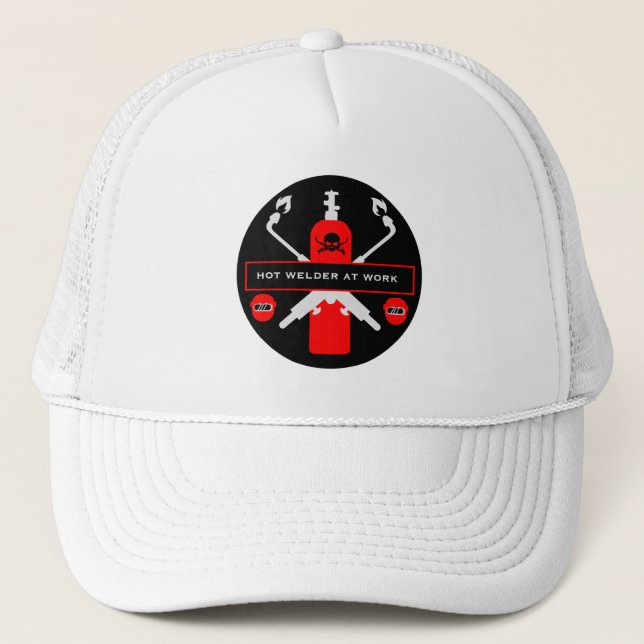 Mens Welding Humour Gift. Trucker Hat (Front)