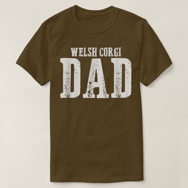 Mens Welsh Corgi Dad  T-Shirt (Design Front)