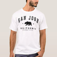 Men's White San Jose - Grizzly Bear Design