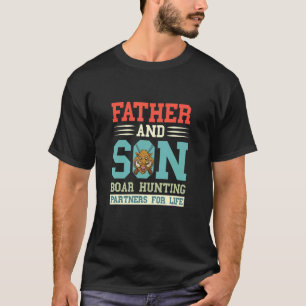 Mens Wild Boar Father And Son Boar Hunting Wild Bo T-Shirt