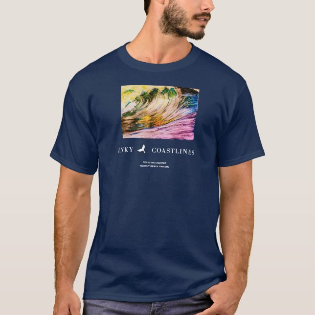 Men's Wipeout Wave tshirt  (Front)