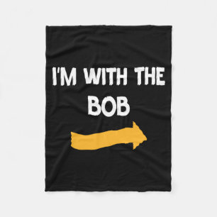 Mens With Bob Halloween Costume Funny Couples Fleece Blanket