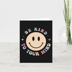 Mens Women Kids Mental Health Problems 2 Sided Awa Card