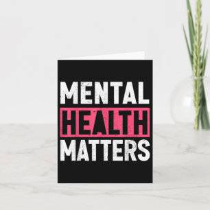 Mens Women Kids Mental Health S Awareness Card
