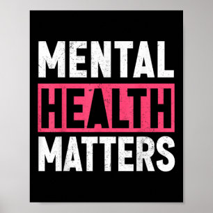 Mens Women Kids Mental Health S Awareness  Poster