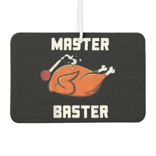 Mens Women Master Baster Funny Turkey Baster Thank Air Freshener