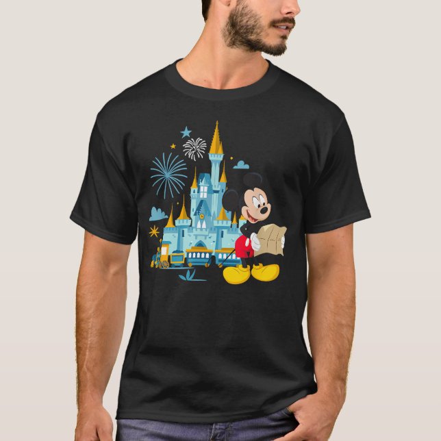 Mens Womens Castle Of Light And Mouse Funny Fans T-Shirt (Front)