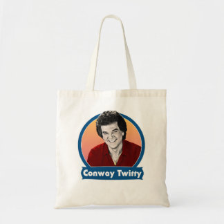 Mens Womens Conway Retro Twitty Style Design Funny Tote Bag