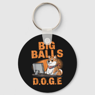 Mens Womens Doge Department Of Government Keychain