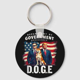 Mens Womens Doge Department Of Government Keychain