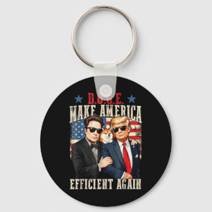 Mens Womens Doge Department Of Government Keychain