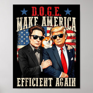 Mens Womens Doge Department Of Government Poster