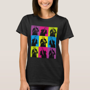 Mens Womens Happy Trump Dancing Pop Art Trump T-Shirt