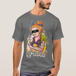 Mens Womens Magic Cartoons School Bus Kids Funny F T-Shirt