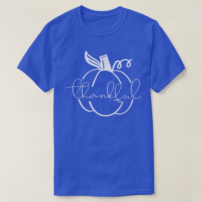 Mens Womens Thanksgiving Thankful Pumpkin Lover  T-Shirt (Design Front)