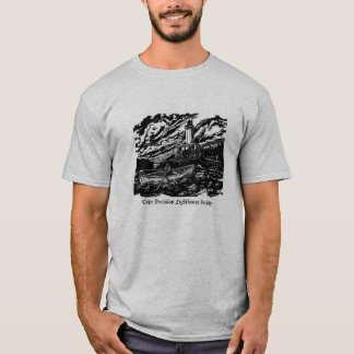 Men's Woodblock Logo T-Shirt - Gray