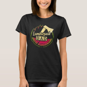 Mens Woodworker Axe Arborist Lumberjack Dad 13 T-Shirt