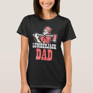 Mens Woodworker Axe Arborist Lumberjack Dad 7 T-Shirt