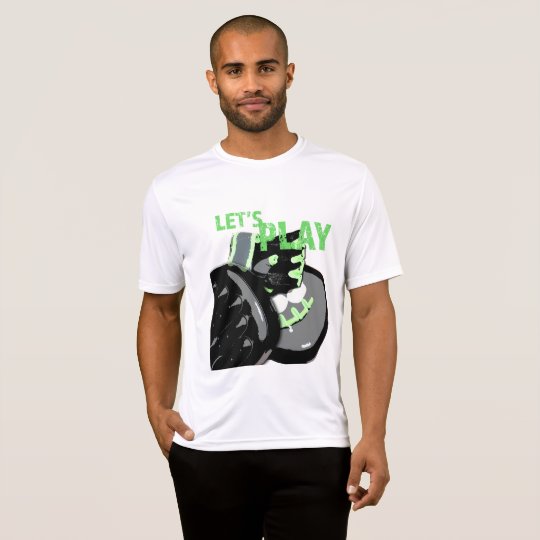 Mens Workout Shirt Lets Play