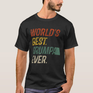 Mens World s Best Grumpa Ever Vintage Dad Father s T-Shirt
