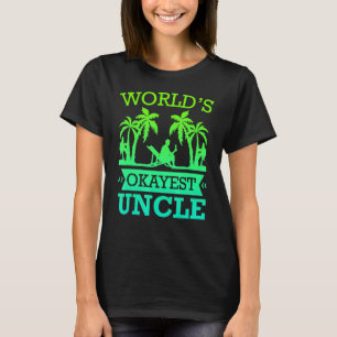 Mens World s okayest uncle T-Shirt
