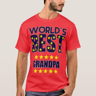 Mens Worlds Best Grandpa Funny Grandfather Humor T-Shirt