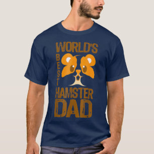 Mens Worlds Best Hamster Dad Dabbing Funny Hammy T-Shirt