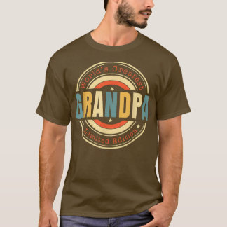 Mens World's Greatest Grandpa Limited Edition Fath T-Shirt
