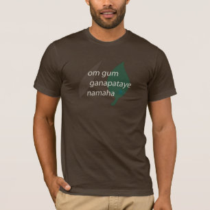 Mens Yoga Ganesha Mantra t-shirt! T-Shirt